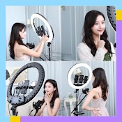 Đèn Livestream Cao Cấp, Hỗ Trợ Livetream Bán Hàng, Chụp Hình Make Up, Makeup Trang Diem