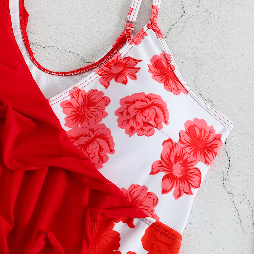 Title 15, Oblique Shoulder Strap One-piece Womens Suit. ...