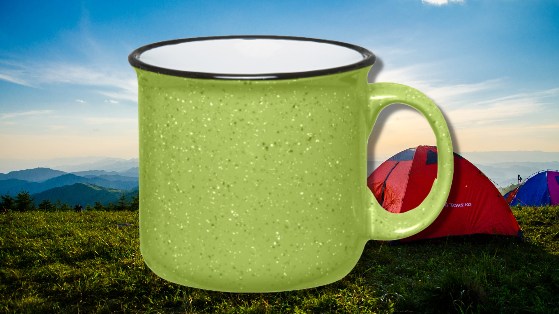 Custom Coffee Camp Mug – Couloir[ART.]