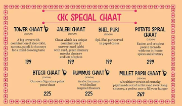 Chaat Ka Chaska menu 