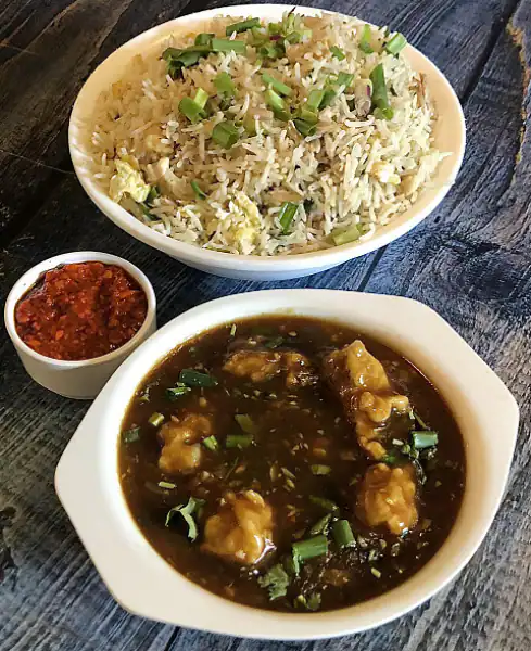 Chicken Manchurian Rice