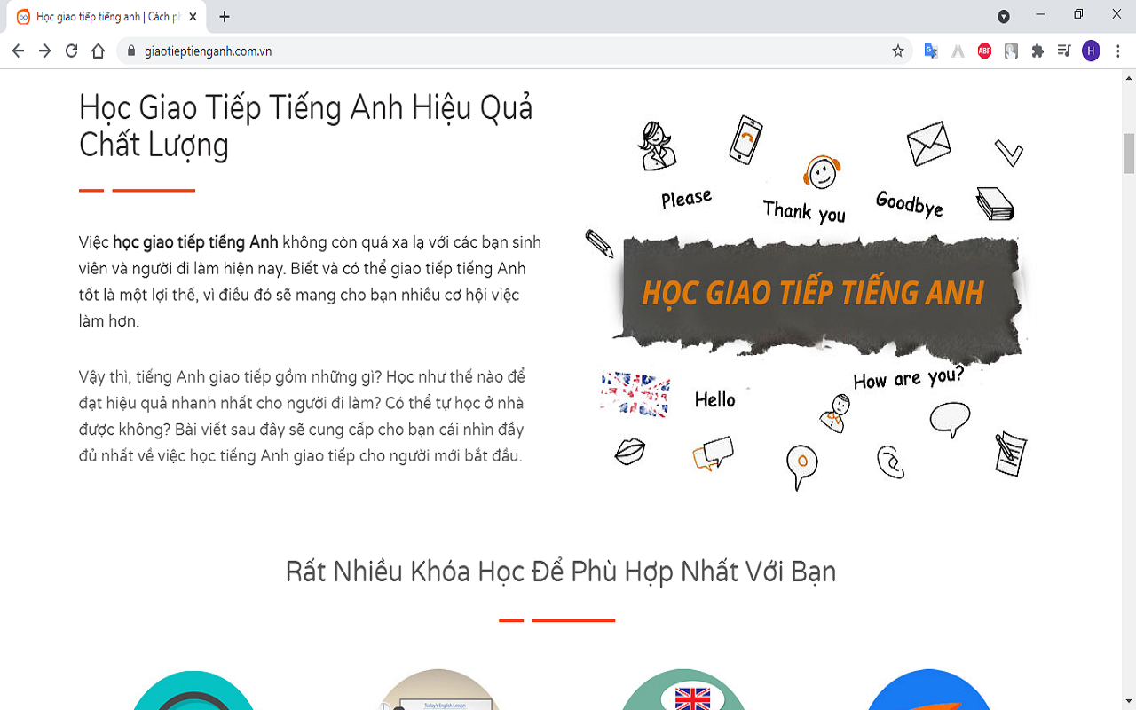 Cẩm nang học giao tiếp tiếng anh Preview image 0