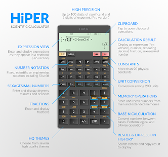  ‪HiPER Calc Pro‬‏- صورة مصغَّرة للقطة شاشة  