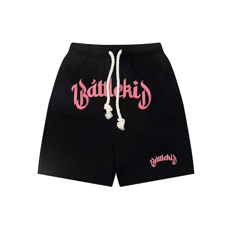 Trendy Shorts Hip Hop Casual Street Retro Cropped Pants Sweatpants za moderan i udoban retro ulični stil, savršene za svakodnevno nošenje i hip hop.