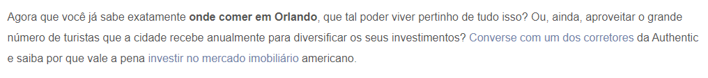 Exemplo de Call to Action da Cotação Câmbio
