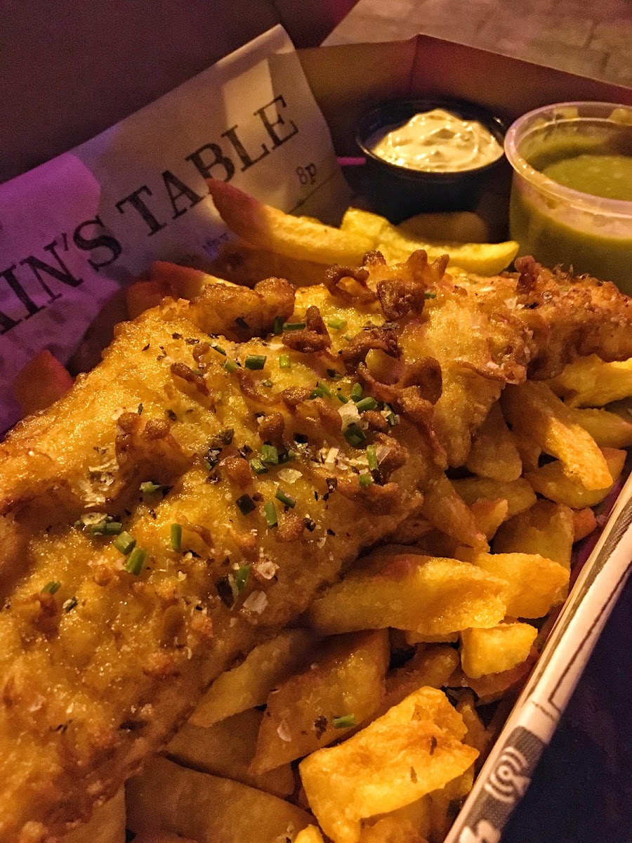 Gluten-Free Fish & Chips at Moll’s Fish and Chips