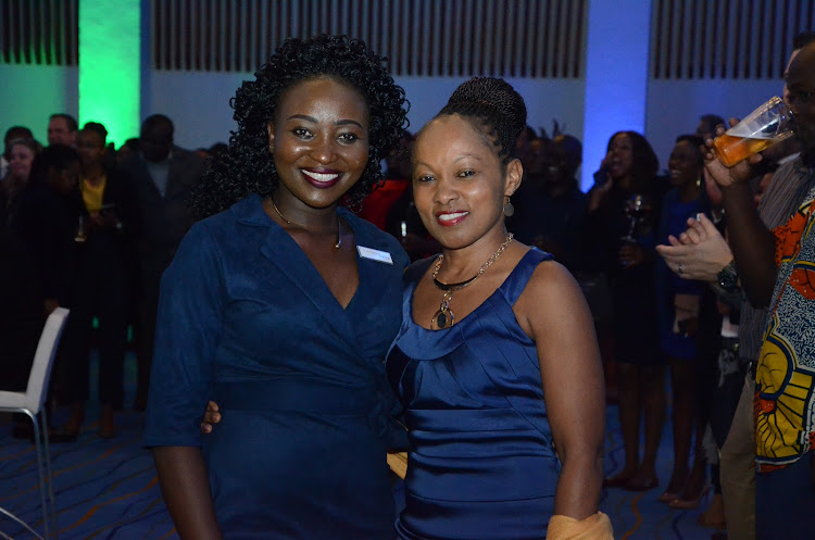 Mövenpick PR manager Sally Jepkorir and Fairmont communications manager Njeri Chege