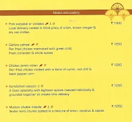 Allegria, Taj Exotica menu 8