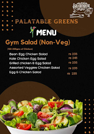 Palatable Greens menu 3