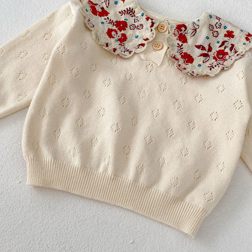 Title 14, Autumn Childrens Knitted Pullovers Top. Soft a...