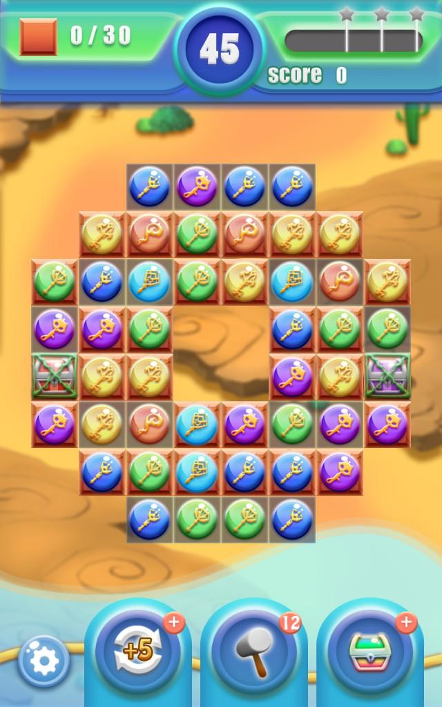 Hidden Treasure Match 3 Puzzle Screen 3