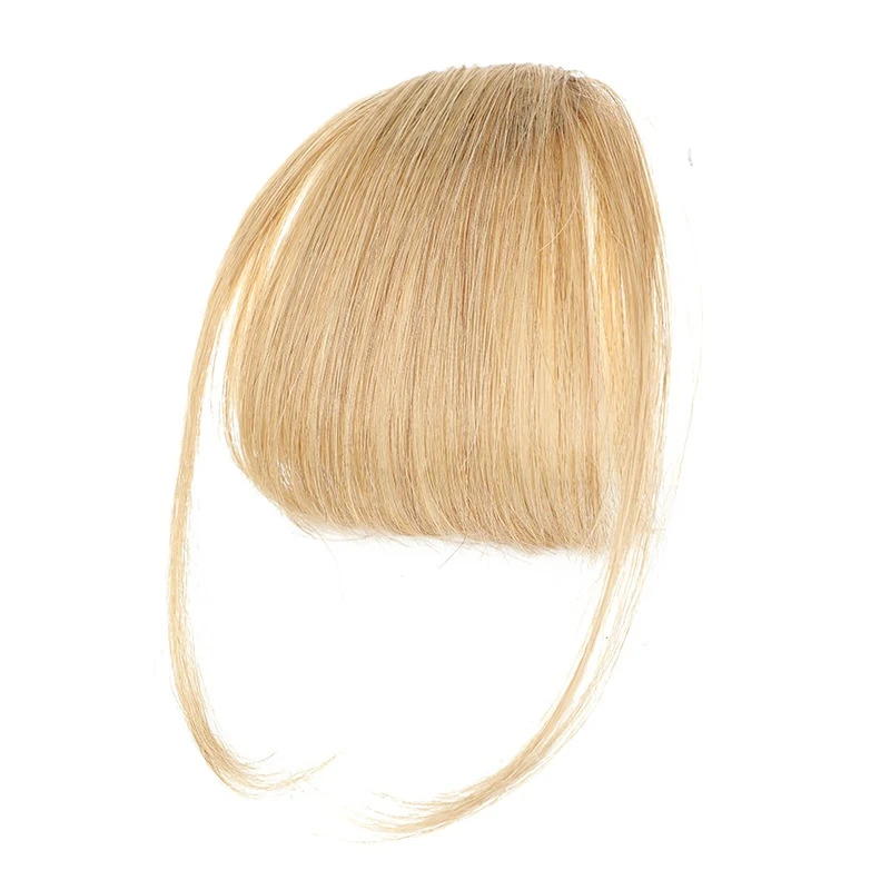Peruca completa Air Natural Forehead feminina, invisível, sem costura, sem cabelo, com franja real. Conjunto para visual natural e completo.