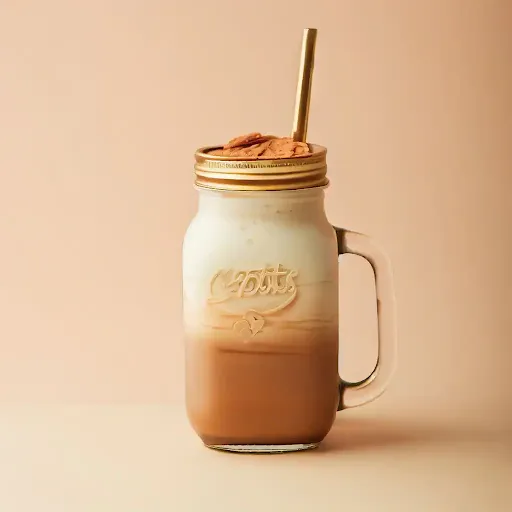 Lotus Biscoff Milkshake [450 Ml Mason Jar]