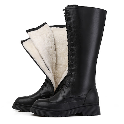 Title 10, All-in-One Snow Boots High Wool Womens Winter ...