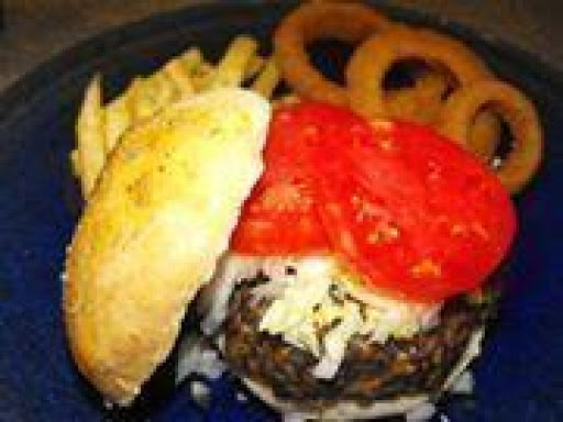 I added fresh tomatoes and slaw to my burgers..YUMMMM!!!