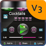 Cocktails PlayerPro Skin Apk