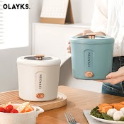 Olayks Nồi Điện Mini Nồi Nấu Ăn Ký Túc Xá Du Lịch Nồi Điện Nhỏ Đa Chức Năng Nồi Mì Ăn Liền Chảo Điện Mini Chảo Đơn