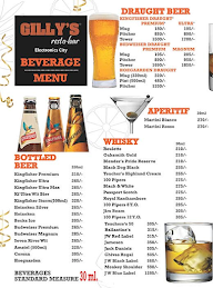 Gilly's Resto-Bar menu 4