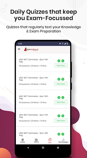 EduGorilla’s UGC NET Commerce Test Series App
