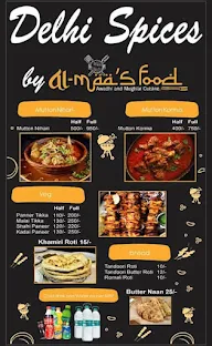 Delhi Spice menu 1