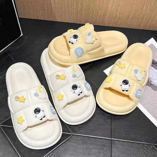 Title 12, Astronaut Cartoon Slippers Stepping On Shit, ul...