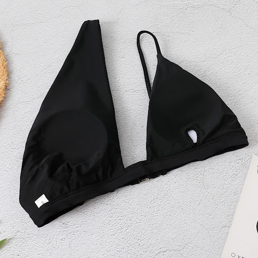 Title 12, Solid Color One Shoulder Sexy Bikini