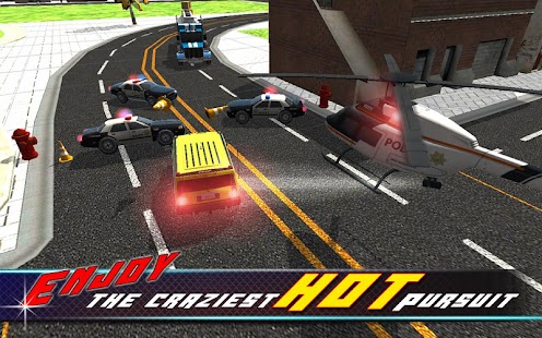 Real Police Car chase 2017: crime city simulator banner