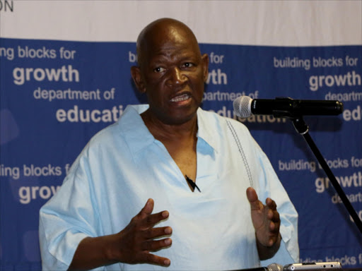 MAKING A POINT: Education MEC Mandla Makupula addresses 100 newly appointed subject advisers from across the province during the first day of a three-day workshop at the East London International Convention Centre yesterday Picture: ZOLILE MENZELWA