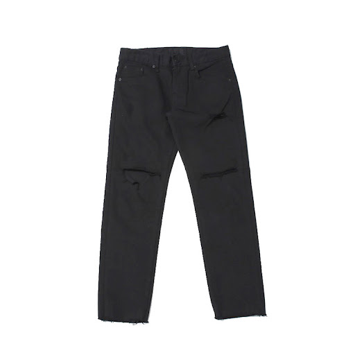 Title 1, Mens Slim Pants High-End All-Match Ripped Stre...
