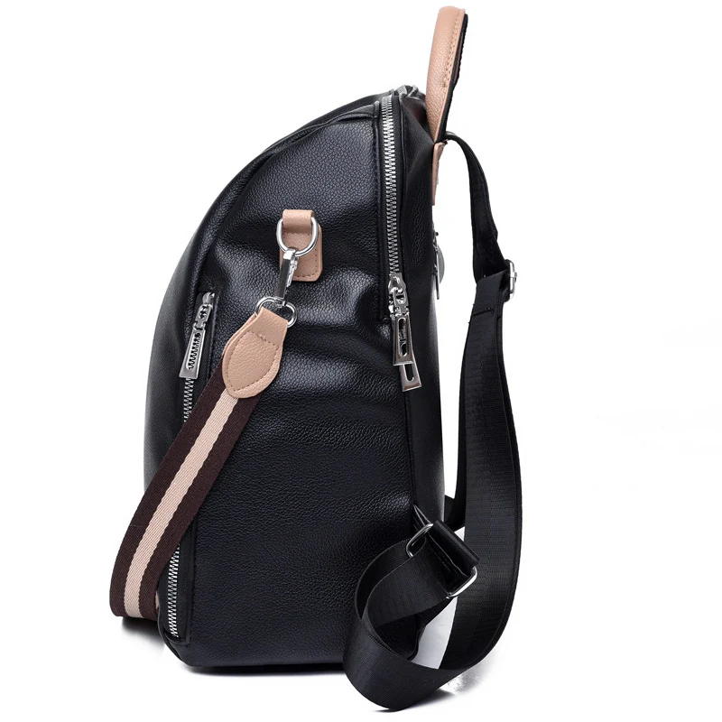 Sac à dos antivol femme, style européen et américain, casual et élégant, parfait pour une utilisation quotidienne et voyager en toute sécurité.