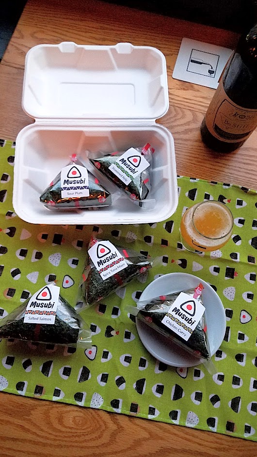 Musubi Portland's onigiri are great to take to go to a picnic, on a hike, or to a beer bar that lets you bring your own food