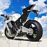 Jigsaw puzzles aus motorcycles icon