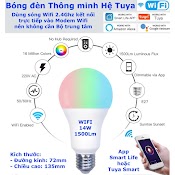 Bóng Đèn Thông Minh , Kết Nối Wifi , Hệ Tuya / Smart Life / Home Assistant (Hass) - 