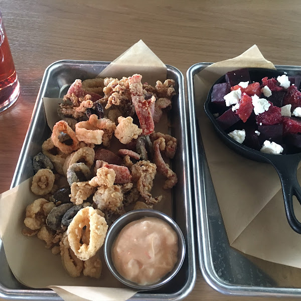 Gluten-Free Calamari at Acreage by Stem Ciders