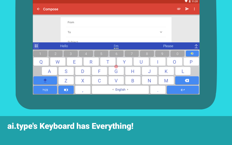    ai.type keyboard Free + Emoji- screenshot  