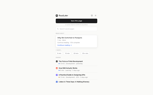 ReadLater screenshot 4