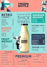 Frozen Bottle - Milkshakes, Desserts And Ice Cream menu 2