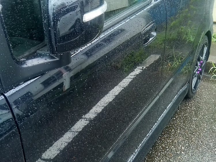 ワゴンRの富山・ワゴンR・MH22S・雨がヤバい・弾き具合は👍に関するカスタム事例の投稿画像3枚目