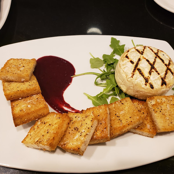 Beautiful gluten free baked brie