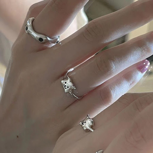 Title 2, Fashion Jewelry Simple Puppy Open Ring for Wome...
