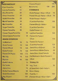 Sethi Fast Food menu 3