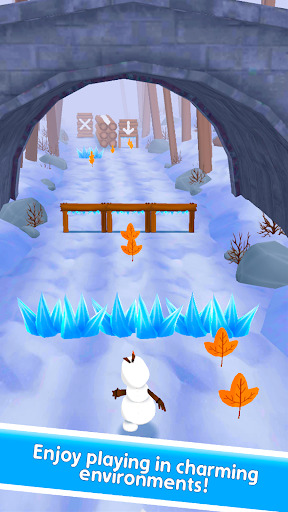 Screenshot Snowman Rush: Frozen run