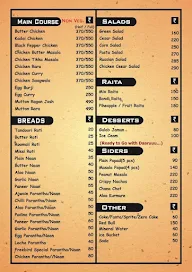 Cafe Free Bird menu 1