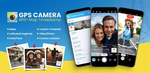 GPS Camera with Map Timestamp