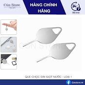 [Rẻ Vô Địch] Que Chọc Lấy Sim Inox Hàng Loại 1 Dày Đẹp, Hình Giọt Nước