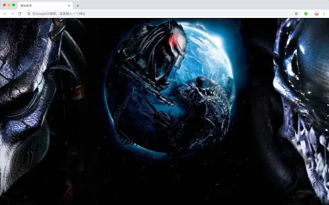 Alien vs. Predator New Tab HD Games Theme