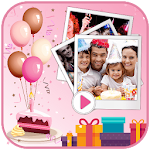 Cover Image of Télécharger Anniversaire Video Maker 2022 3.5 APK