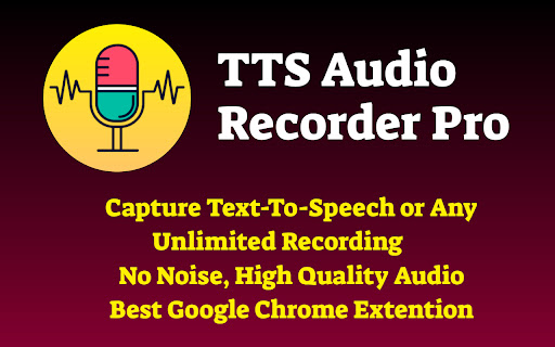 TTS Audio Recorder Pro Preview 3