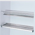 Kệ Úp Chén Edel 2 Tầng Âm Tủ Cao Cấp , Giá Bát Đĩa 2 Tầng 304