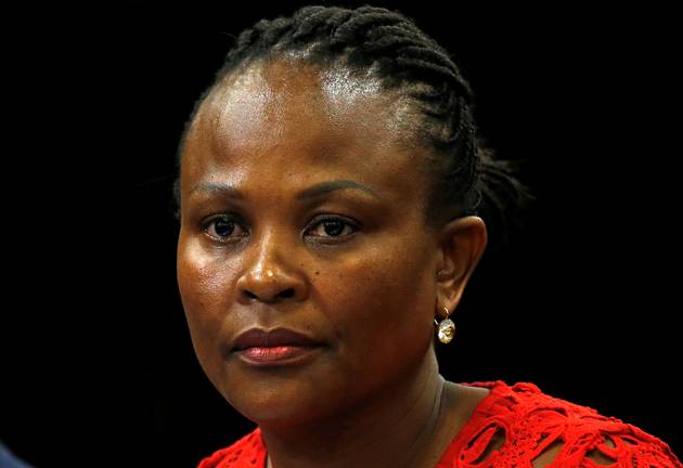 Public protector Busisiwe Mkhwebane.